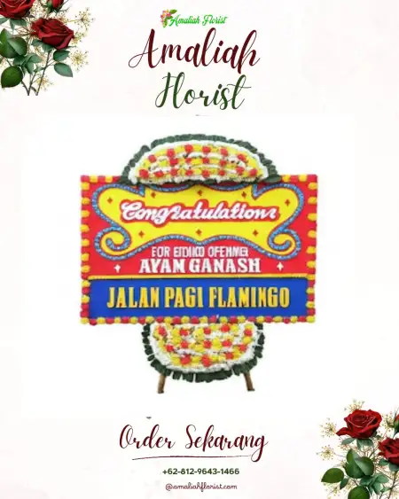 Sewa Papan Bunga Samplangan